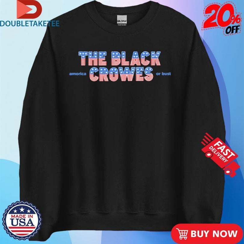 Official The Black Crowes Amorica. Or Bust Stars And Stripes Shirts