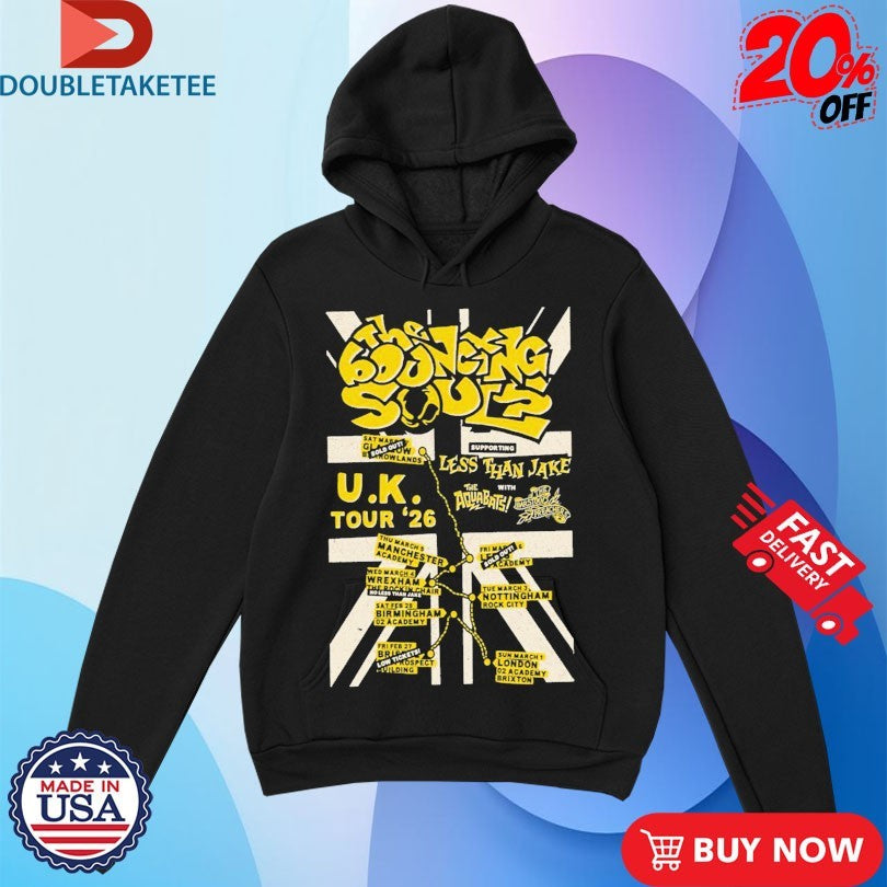 Official The Bouncing Souls Tour UK 2026 Shirts