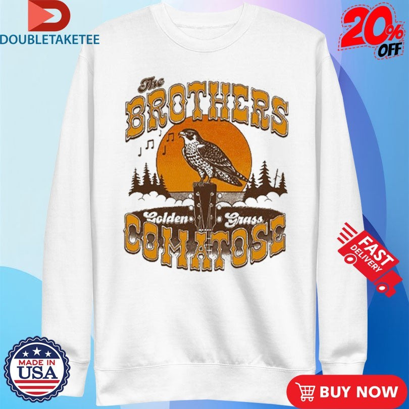 Official The Brothers Comatose Golden Grass Guitar Bird Shirts