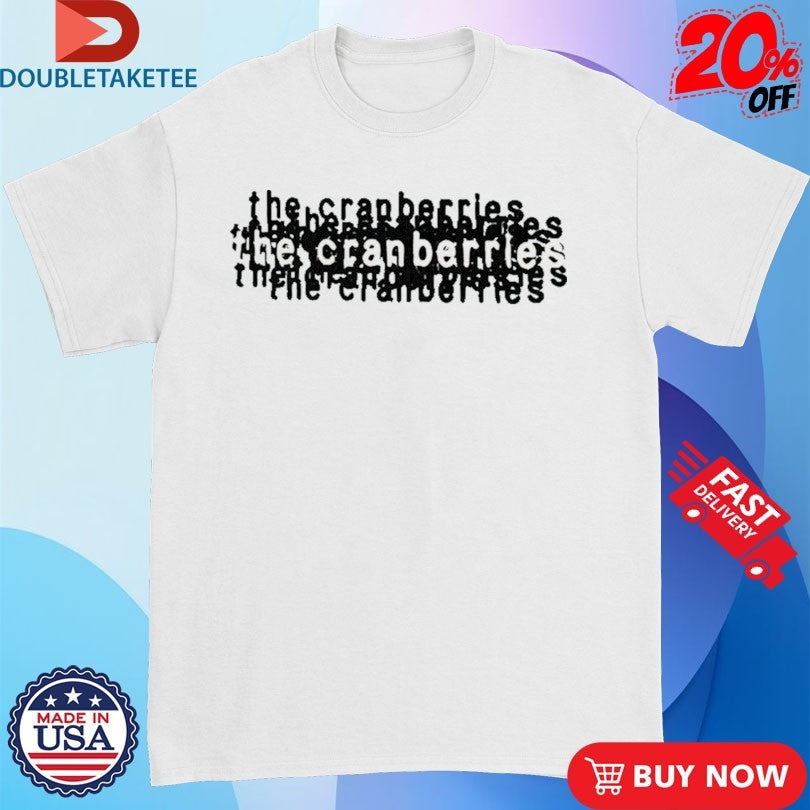Official The Cranberries Stacked Logos Shirts