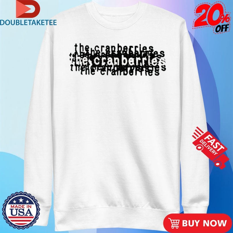 Official The Cranberries Stacked Logos Shirts