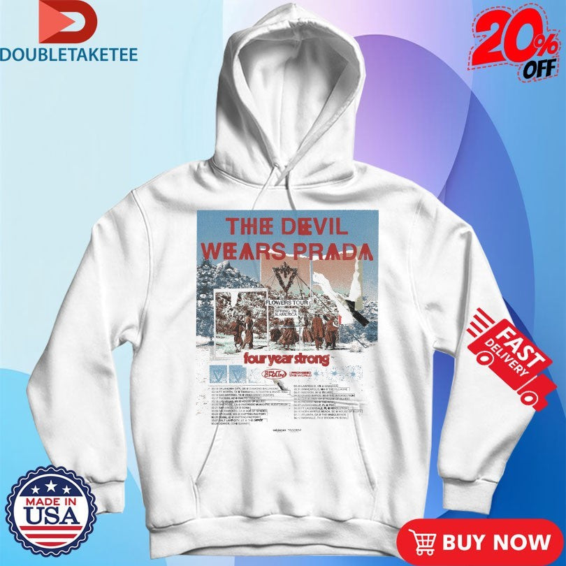 Official The Devil Wears Prada Spring USA Tour 2026 Dates Shirts