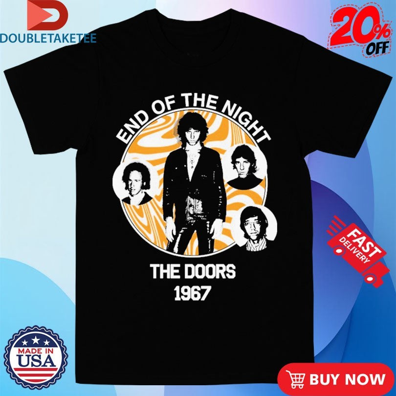 Official The Doors End Of The Night 1967 Shirts