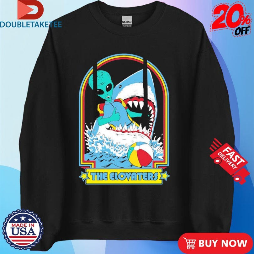 Official The Elovaters Alien Shark Shirts