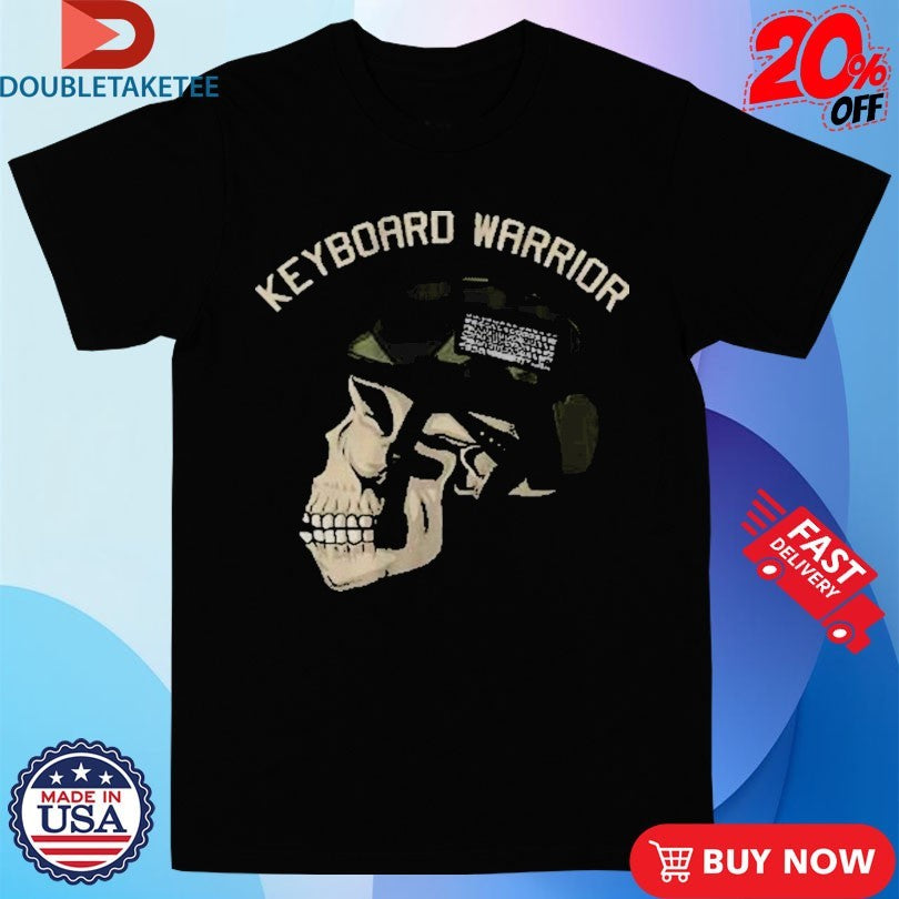 Official The Fat Electrician Keyboard Warrior Skull Shirts