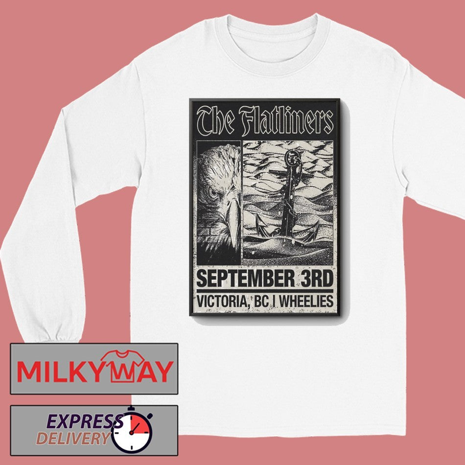The Flatliners September 3 2026, Victoria BC Poster shirt