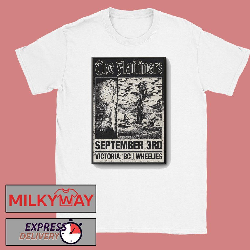 The Flatliners September 3 2026, Victoria BC Poster shirt