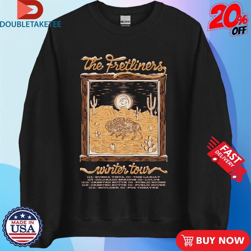 Official The Fretliners Winter Tour 2025 Buffalo Bison Desert Shirts