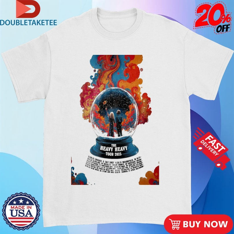 Official The Heavy Heavy Winter Tour 2025 Globe Shirts