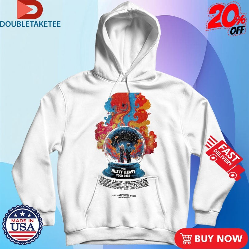 Official The Heavy Heavy Winter Tour 2025 North America Dates Globe Shirts