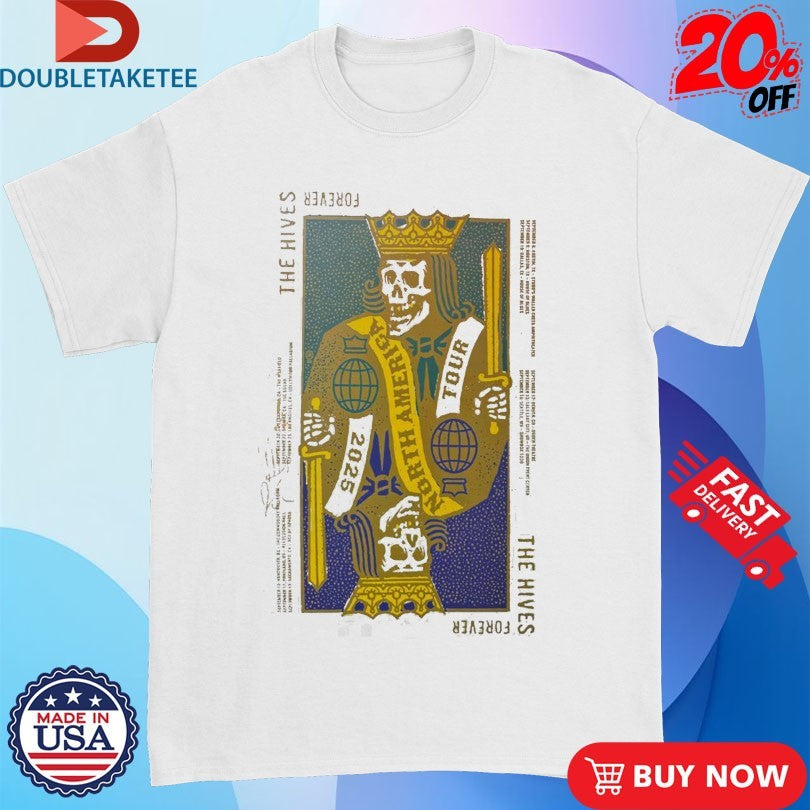 Official The Hives Forever Forever September 2025 Tour Shirts