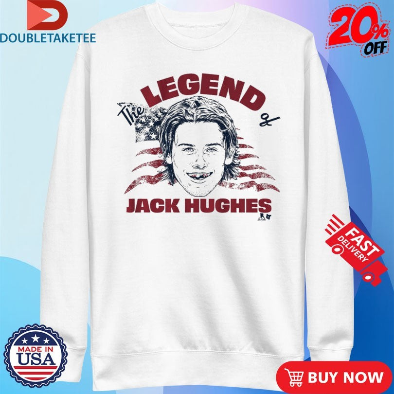 Official The Legend Of Jack Hughes USA Hockey Team Shirts