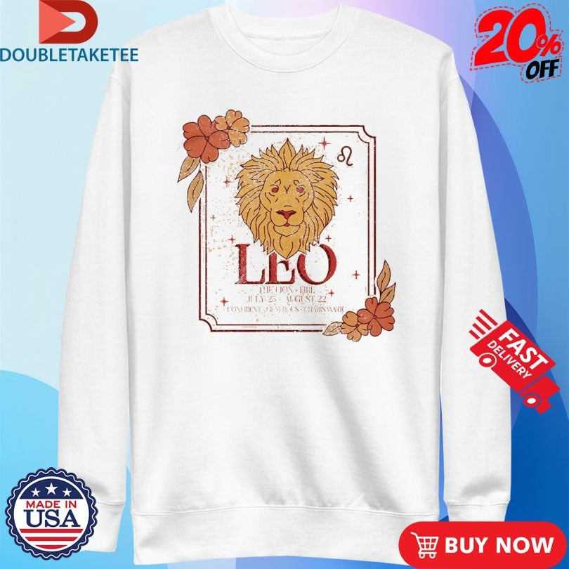 Official The Lion Fire Leo Tarot Card Shirts