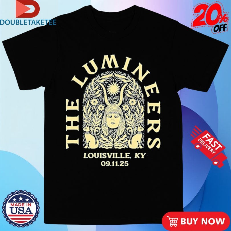 Official The Lumineers Automatic September 11th Louisville Event Shirts