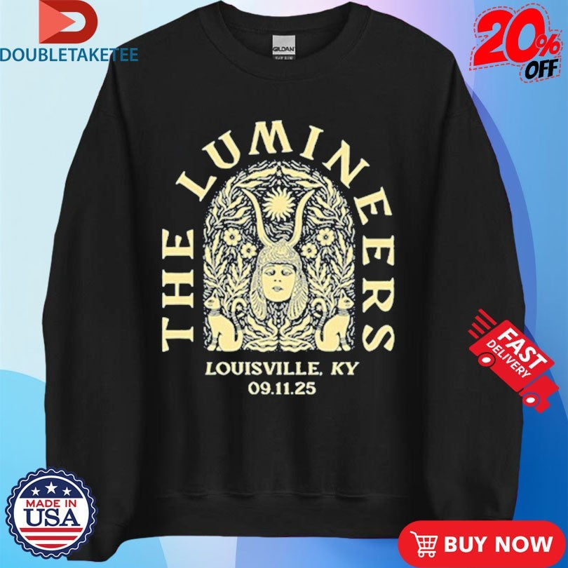 Official The Lumineers Automatic September 11th Louisville Event Shirts