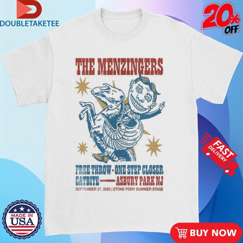 Official The Menzingers Asbury Park, NJ September 27th 2025 Shirts