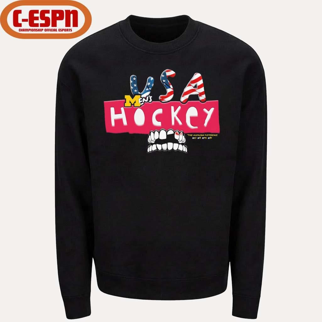 Official The Michigan Difference USA Hockey Shirt