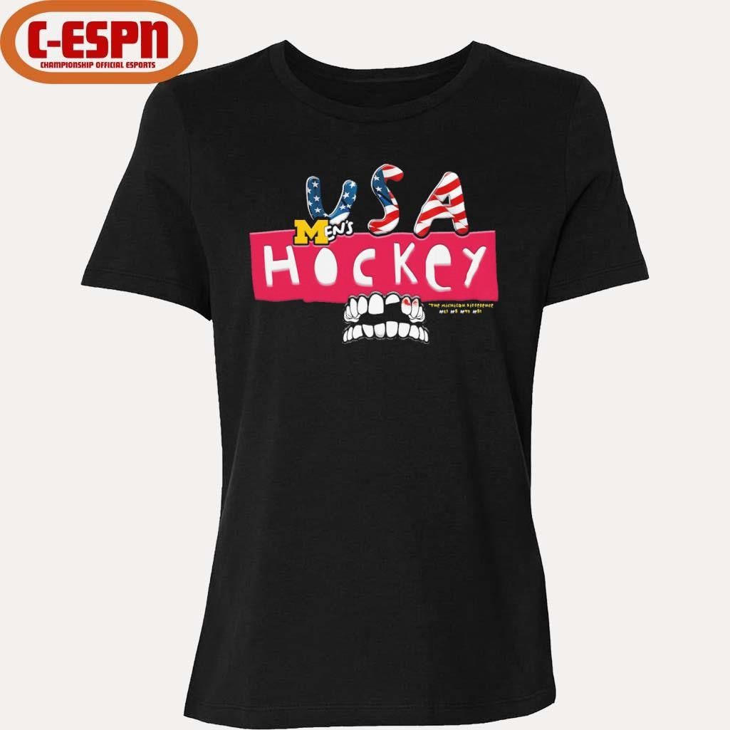 Official The Michigan Difference USA Hockey Shirt