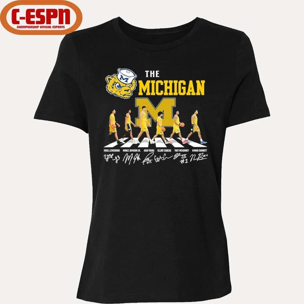 Official The Michigan Men’s Basketball Abbey Road Shirt