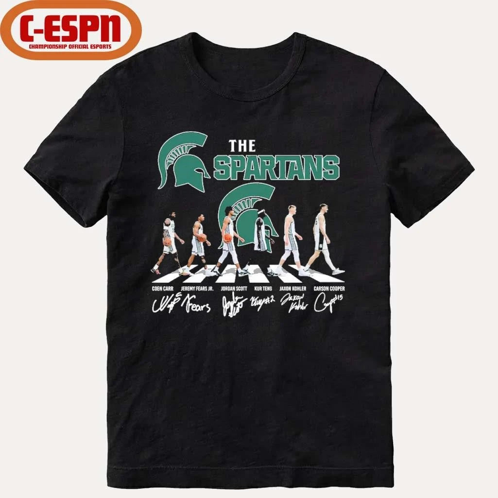 Official The Michigan State Men’s Basketball Abbey Road Shirt
