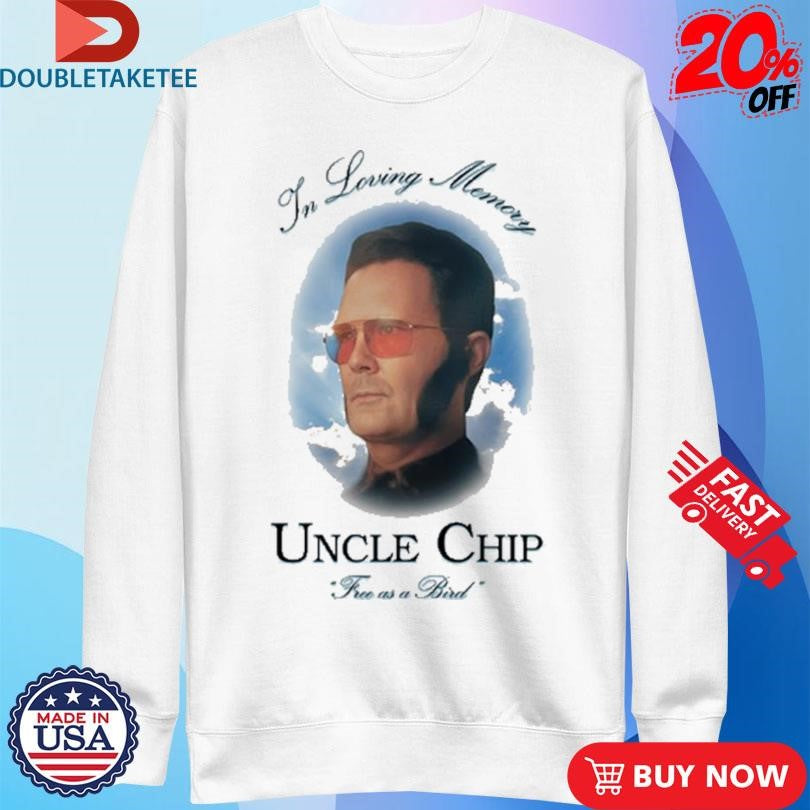 Official The Monkey Movie In Loving Memory Uncle Chip Free As A Bird Shirts
