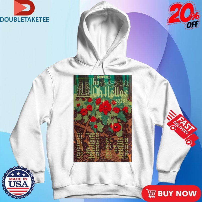Official The Oh Hellos 2025 Fall Tour Shirts