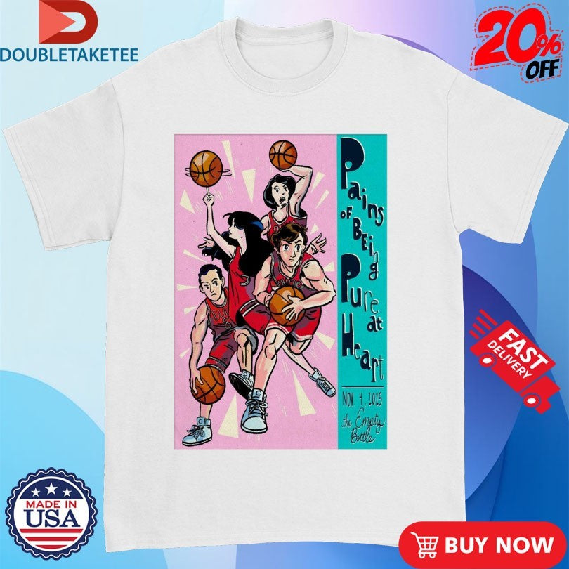 Official The Pains Of Being Pure At Heart Concert Chicago Bulls Fans Empty Bottle Nov 4 2025 Shirts