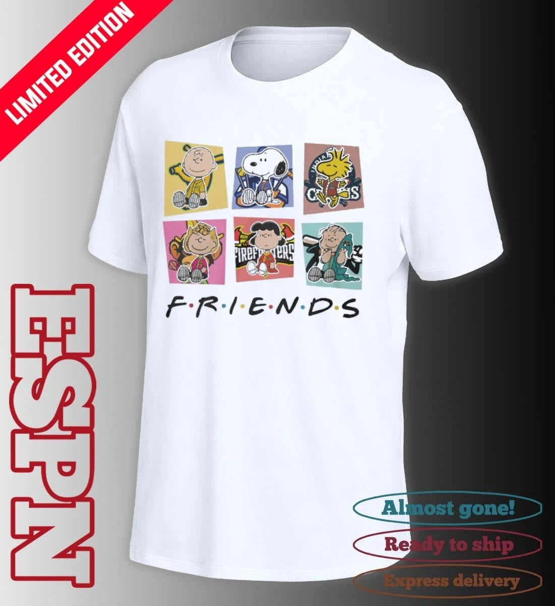 Official The Peanuts X Bananas Ball Friends Shirt
