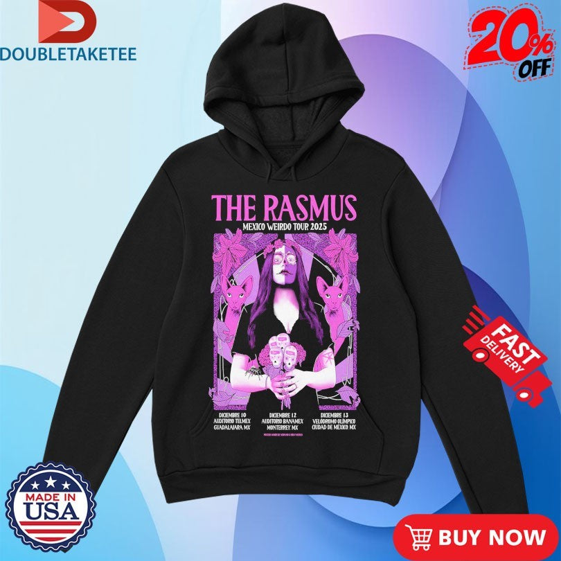 Official The Rasmus Mexico Weirdo Tour 2025 Shirts
