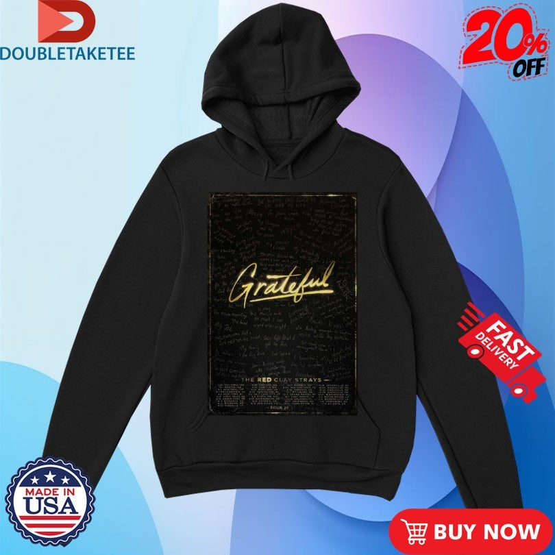The Red Clay Strays 2026 Grateful Tour Dates T-shirts