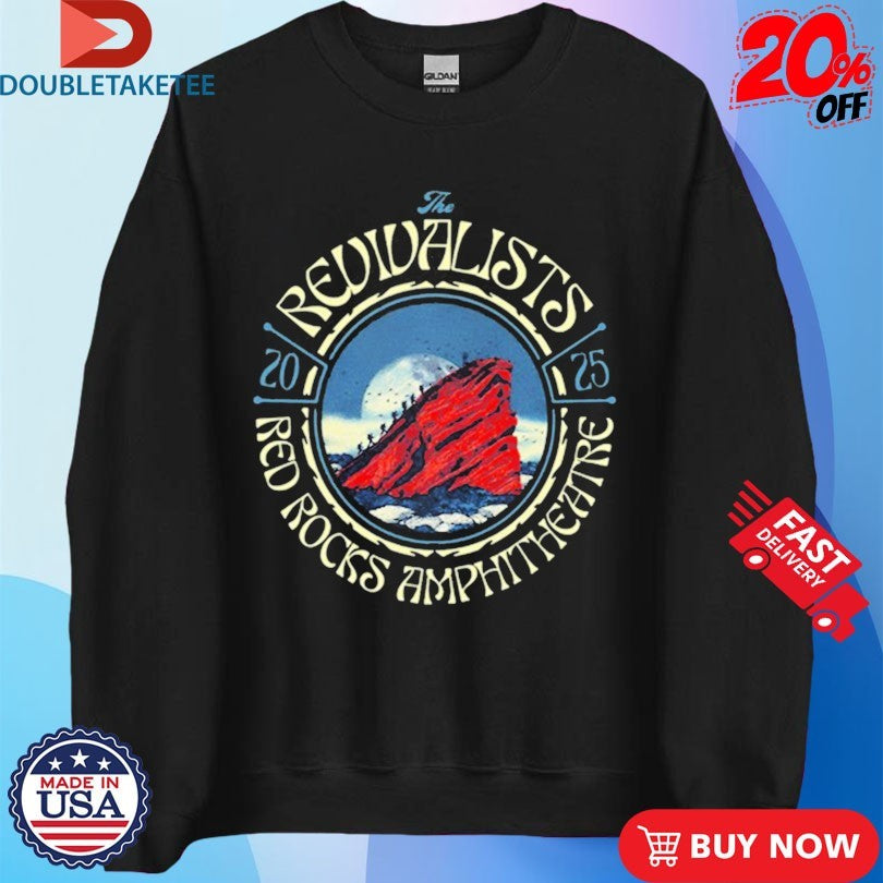 Official The Revivalists Tour Oct 09 2025 Red Rocks Morrison, CO Boat Shirts