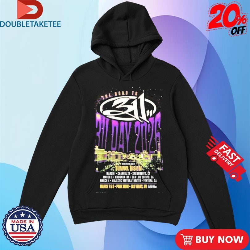 Official The Road To 311 Day March 2026 Shirts
