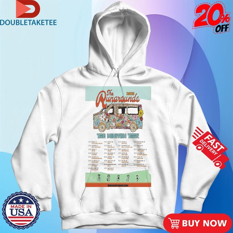 Official The Runarounds The Minivan Tour 2026 Dates Shirts