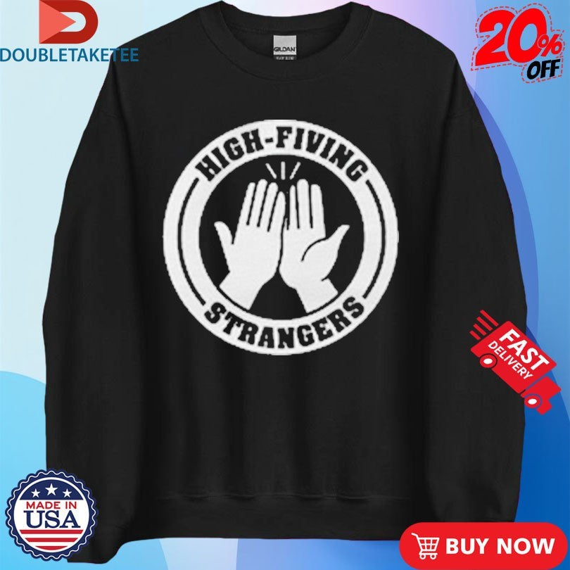 Official The Sanders High-Fiving Strangers Logo Shirts