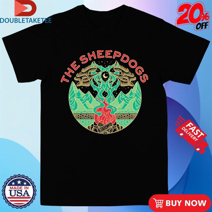 Official The Sheepdogs Wolf Campfire Shirts