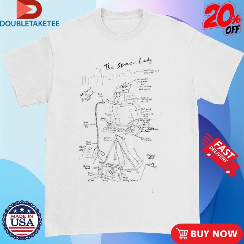 Official The Space Lady Schematic Shirts