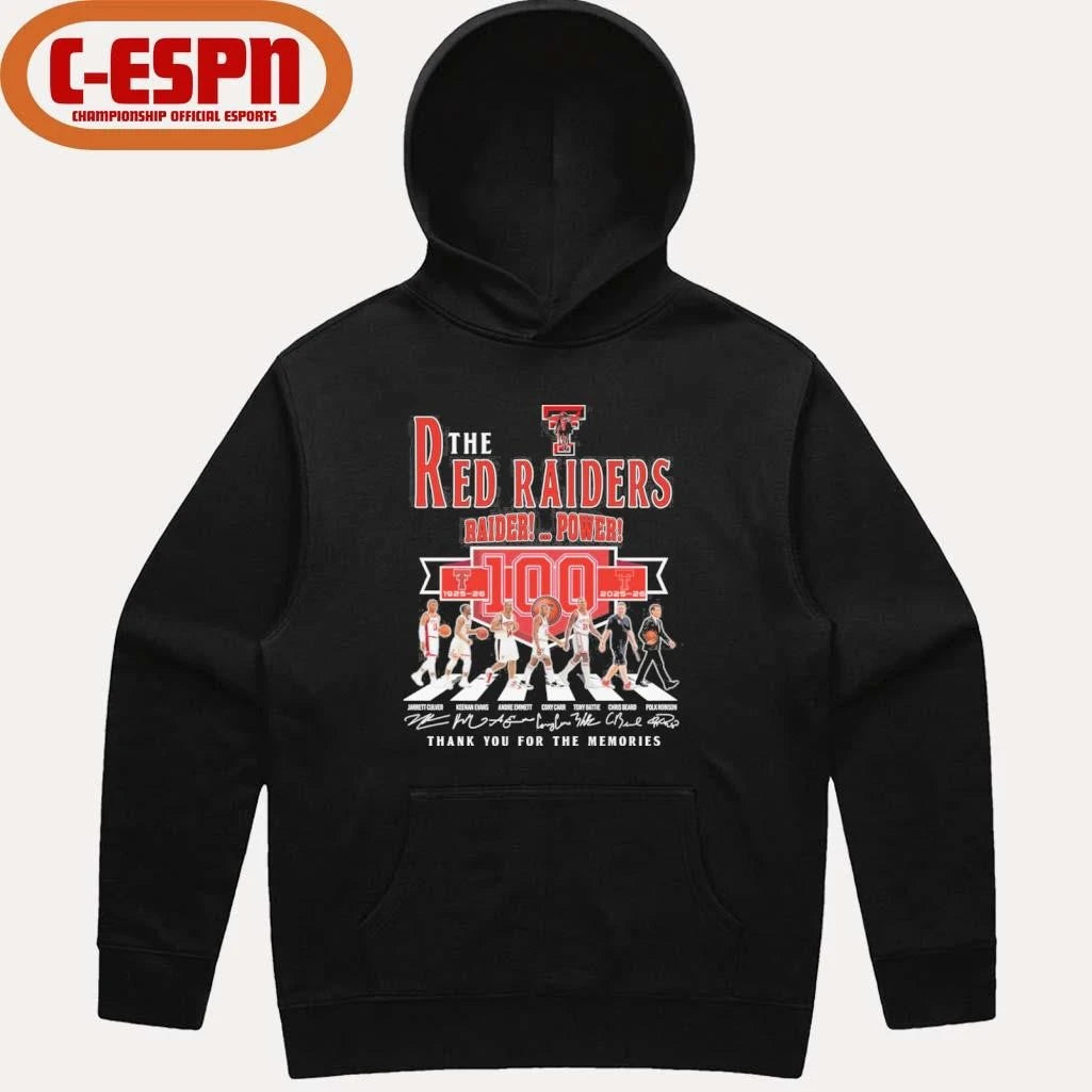 Official The Texas Tech Basketball Abbey Road 100th Anniversary 1926-2026 Shirt