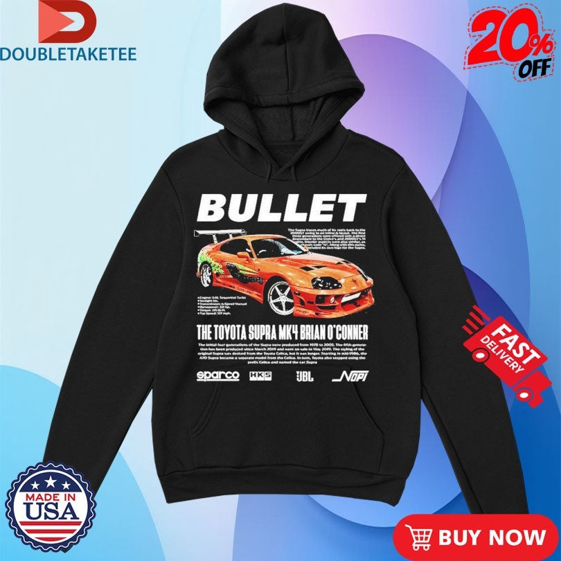 Official The Toyota Supra Mk4 Brian O’Conner Shirts