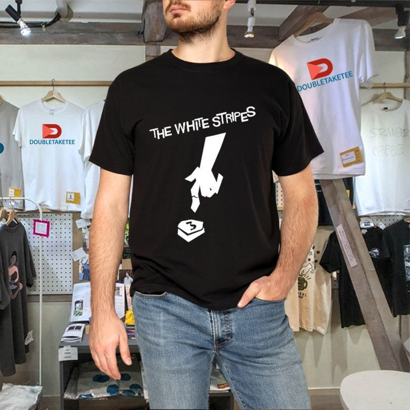 Official The White Stripes Hardest Button To Button 3 Shirts