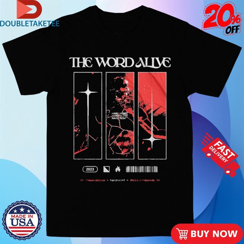 Official The Word Alive Hard Reset Shirts