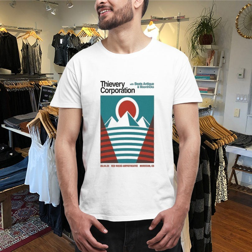 Official Thievery Corporation 06.04.2026 Red Rocks Shirts