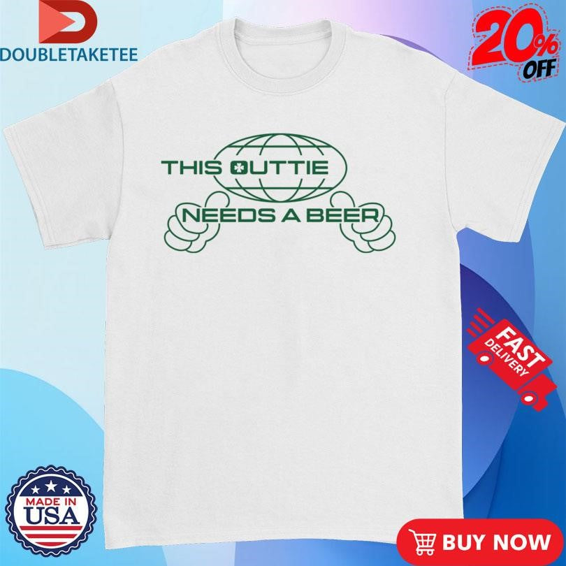Official This Outtie Needs A Beer Globe Shirts