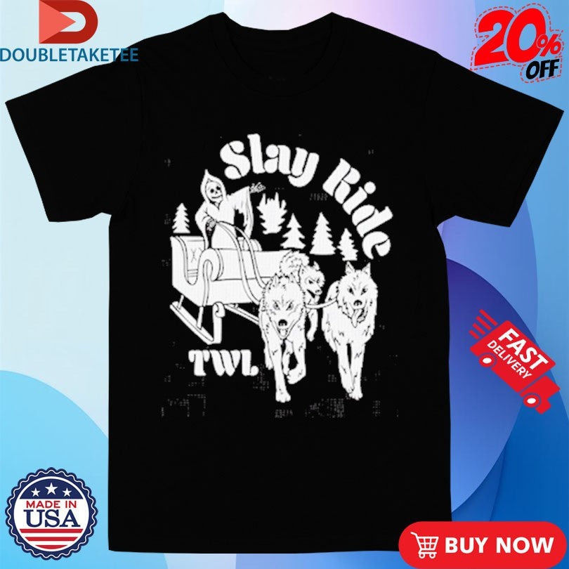 Official This Wild Life Slay Ride Holiday Christmas Grim Reaper Wolves Shirts