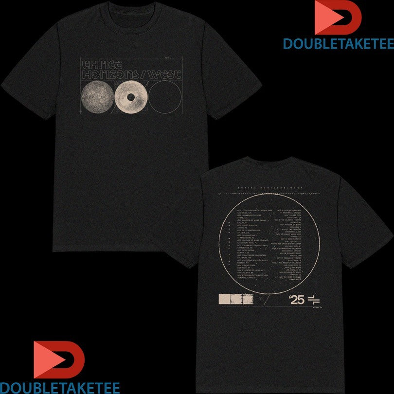 Official Thrice Horizons West Fall Tour 2025 Dates Shirts