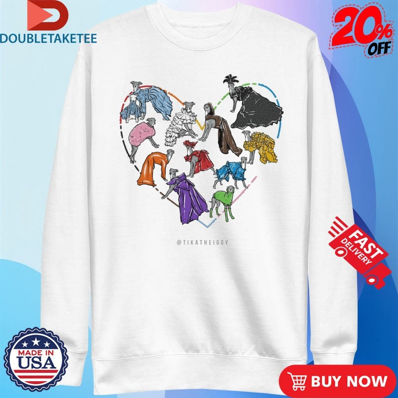 Official Tika The Iggy Pride Heart Shirts