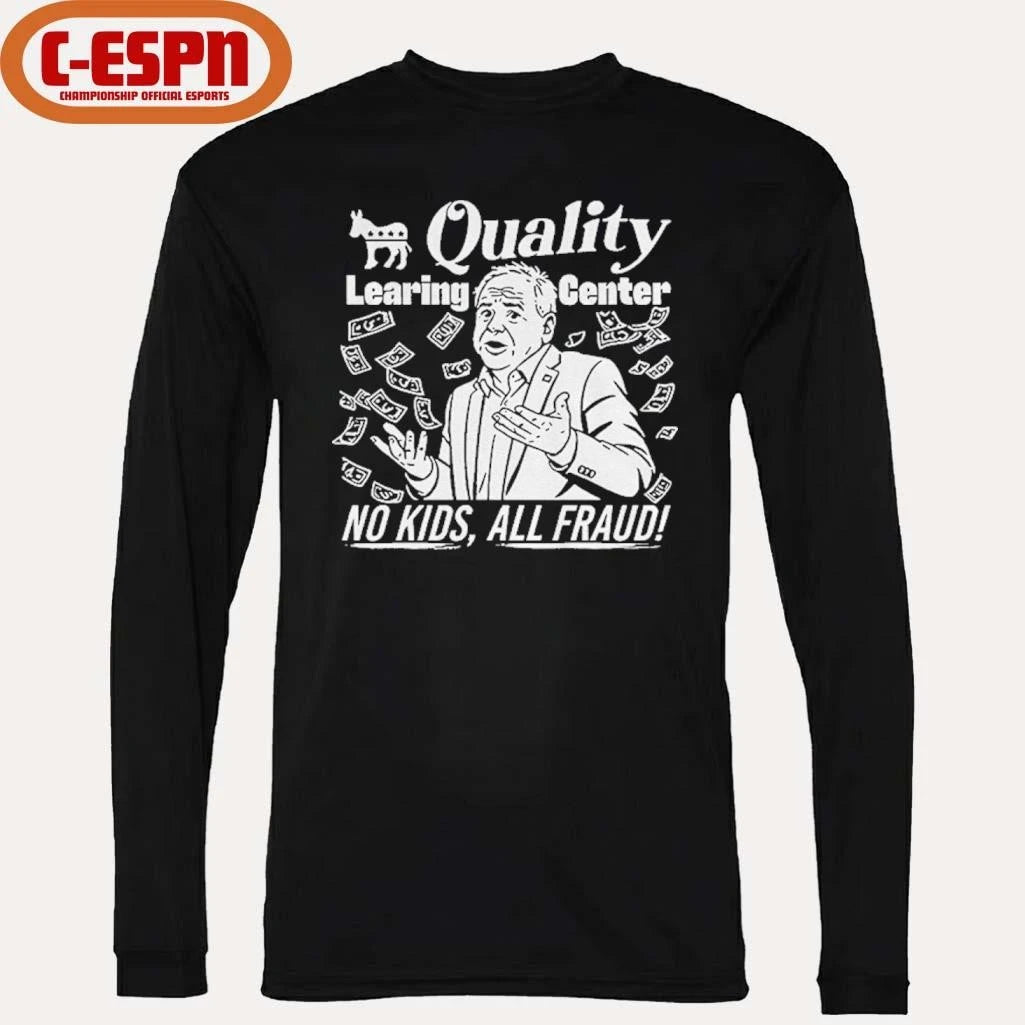 Official Tim Walz quality learning center no kids all fraud shirt