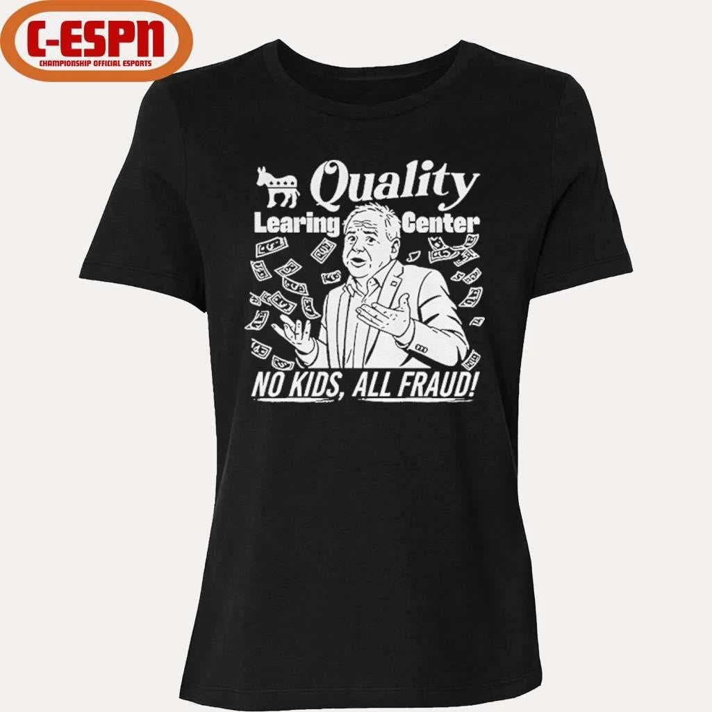 Official Tim Walz quality learning center no kids all fraud shirt