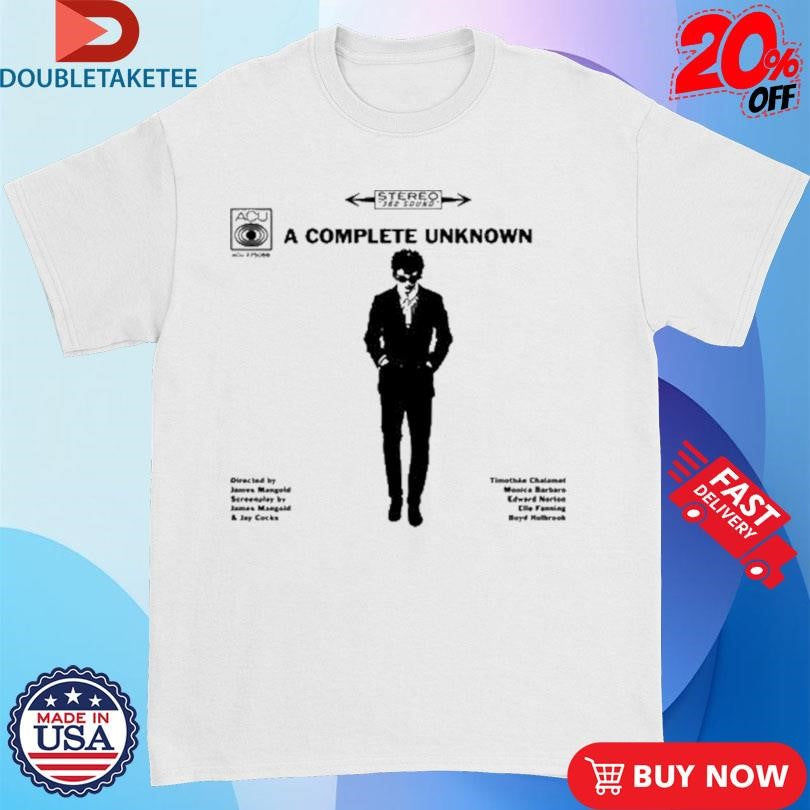 Official Timothée Chalamet A Complete Unknown Stereo 360 Sound ACU T-Shirts
