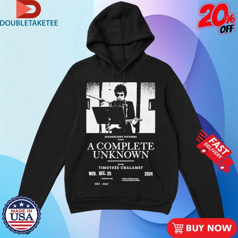 Official Timothee Chalamet A Complete Unknown Studio Shirts