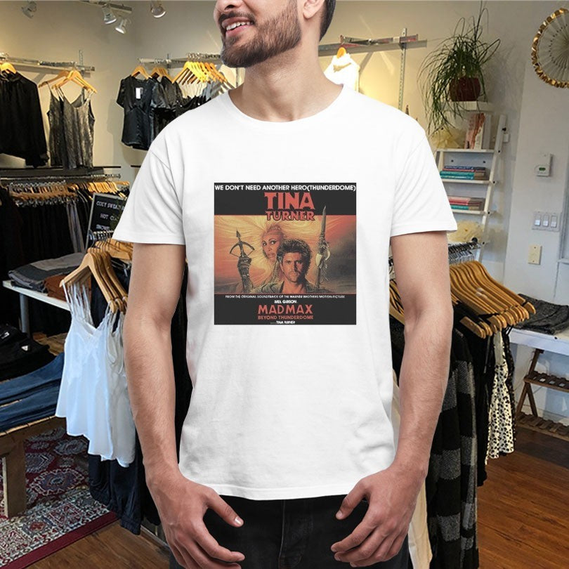Official Tina Turner We Don’t Need Another Hero Thunderdome Album Cover Shirt